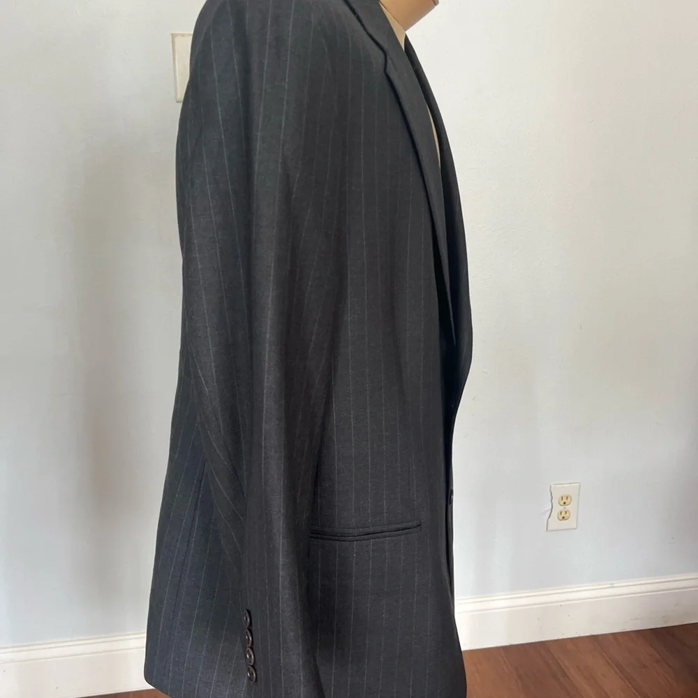 Brooks‎ Brothers 346 Blazer Mens 45R Gray Wool Blend Suit Jacket Coat Set